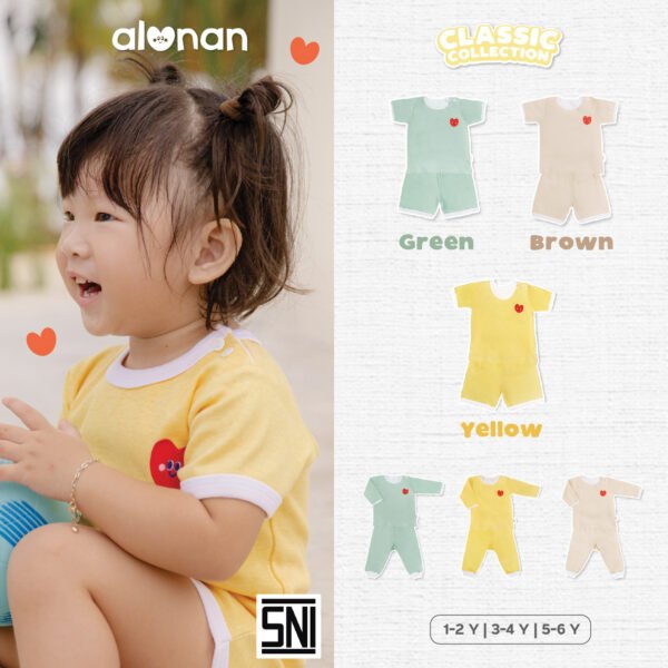 Baju Anak Kaos Lengan Pendek Panjang Classic Collection