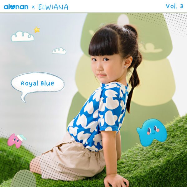 Kids Pattern T-Shirt – Short Sleeve (Alunan x Elwiana) Vol. 3 - Image 12