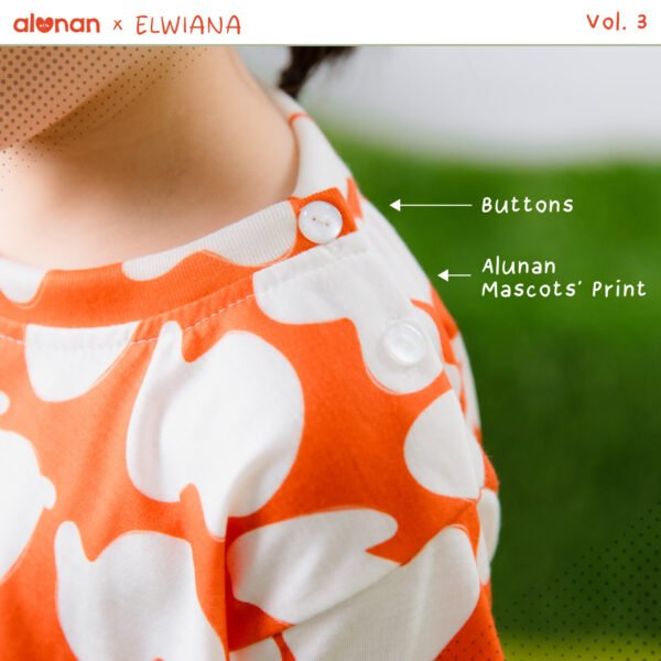 Kids Pattern T-Shirt – Short Sleeve (Alunan x Elwiana) Vol. 3 - Image 7