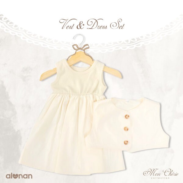Vest and Dress 2in1 Set (Mon Chérie Collection) - Image 5