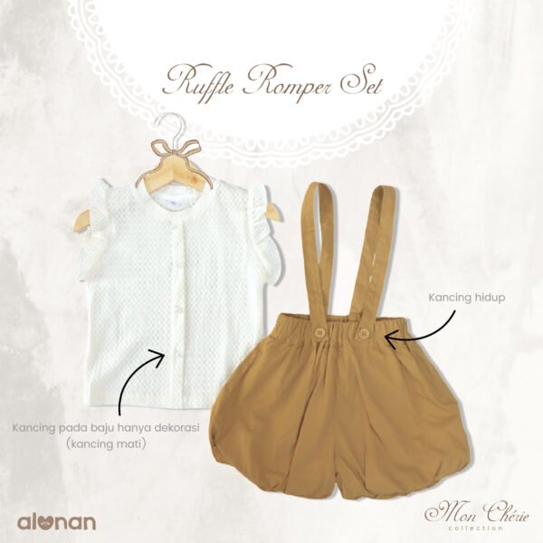 Ruffle Romper 2in1 Set (Mon Chérie Collection) - Image 5