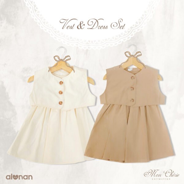 Vest and Dress 2in1 Set (Mon Chérie Collection) - Image 4