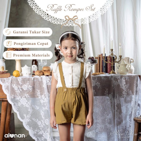 Ruffle Romper 2in1 Set (Mon Chérie Collection) - Image 2