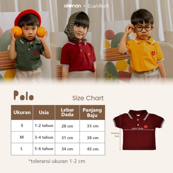 Kids Polo Shirt (Alunan x Elwiana) Vol. 1 - Image 11
