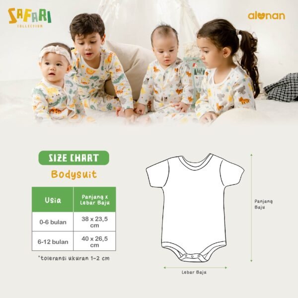 Newborn Jumpsuit & Bodysuit (Safari Collection) - Image 5