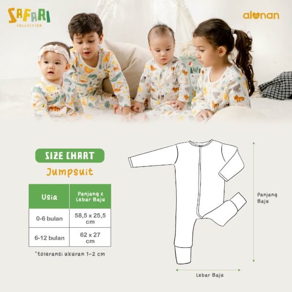 Newborn Jumpsuit & Bodysuit (Safari Collection) - Image 4