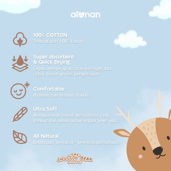 Newborn Button Set – Short & Long Sleeve (The Snuggly Bear & Friends) - Image 7