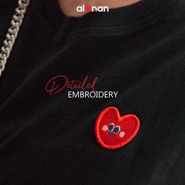 Heart Patch Family T-Shirt – Short Sleeve (The Signature Collection) - Image 3