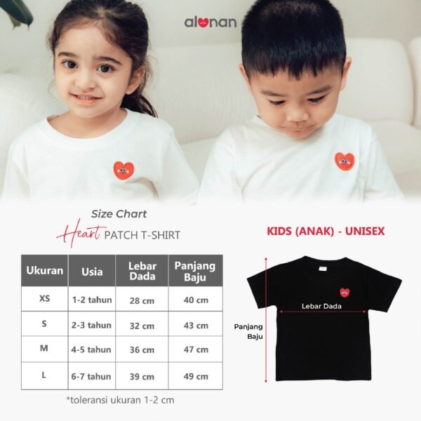 Heart Patch Family T-Shirt – Short Sleeve (The Signature Collection) - Image 5