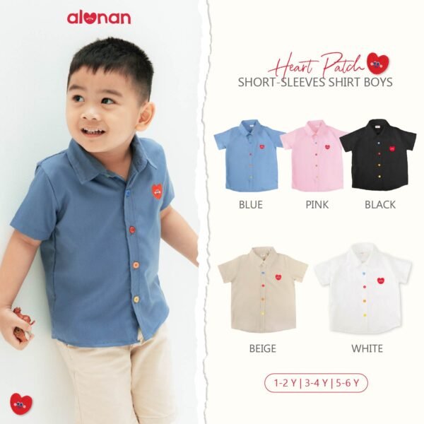 Heart Patch Family Shirt – Short & Long Sleeve (The Signature Collection) - Image 4