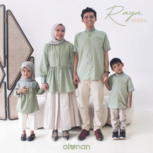 Baju Couple Keluarga Sage Series