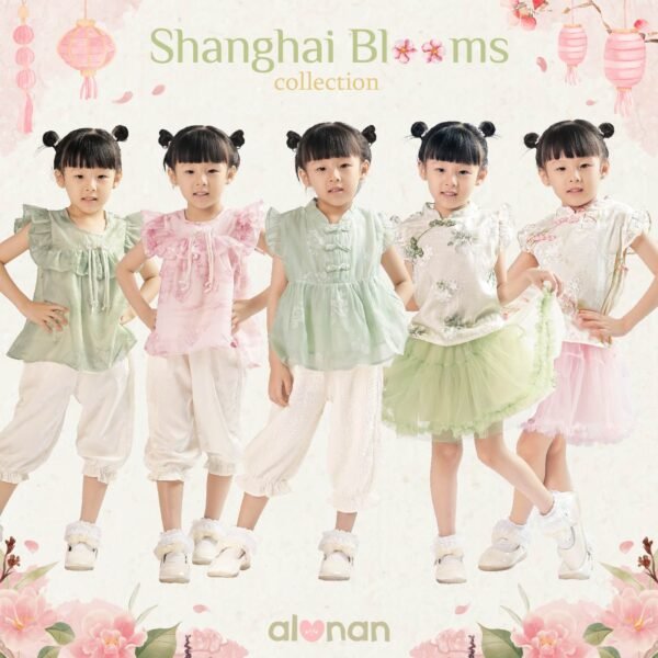 Baju Imlek Anak Perempuan Shanghai Blooms