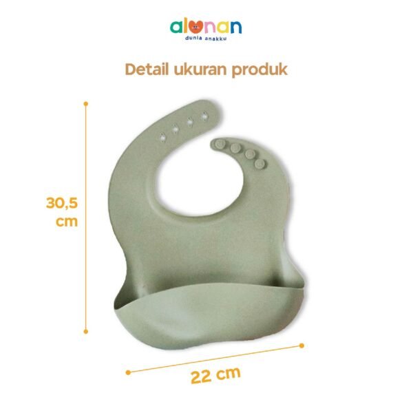 Silicone Feeding Bib For Baby & Toddler - Image 2