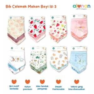 Bib Celemek Makan Bayi Triangle