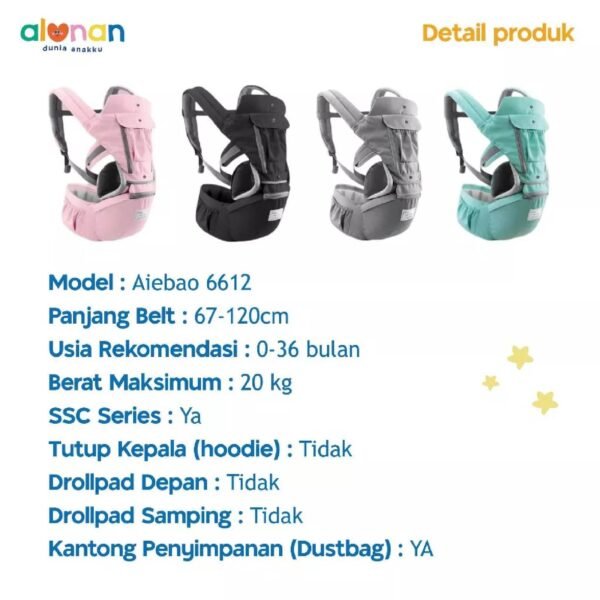 11in1 Multifunction Baby Carrier - Hipseat - Image 2