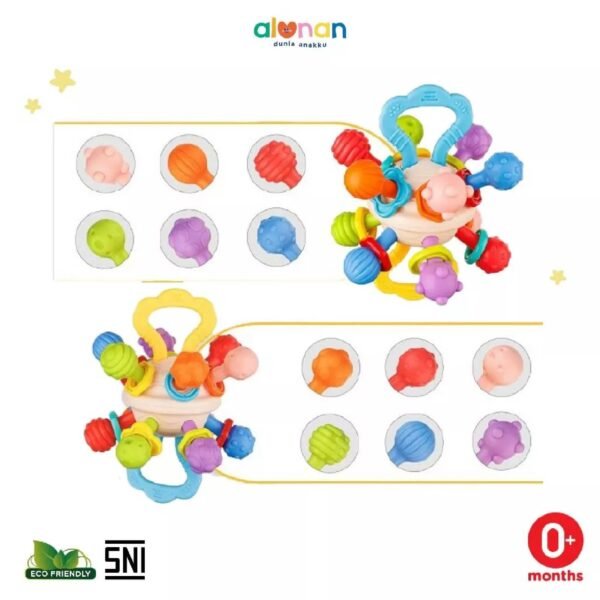 Silicone Toys – Rattle Teether - Image 2