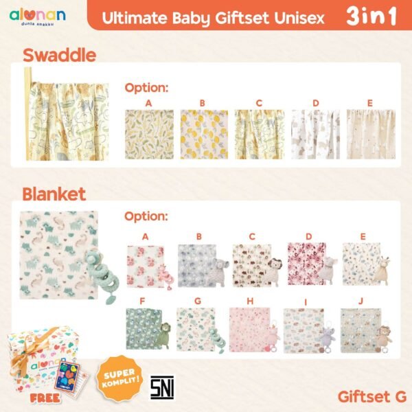 Baby Gift Set Unisex 0-12 Months - Image 3