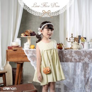 Lime Flare Dress Mon Cherie Collection