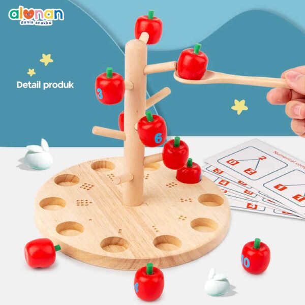 Wooden Toys – Fun Apple Picking Counting - Image 6