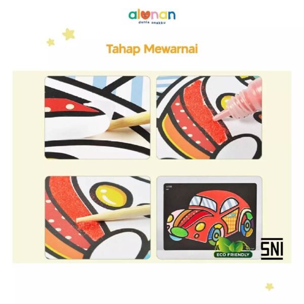 Children's Creative Painting Sand Art Set - Image 4