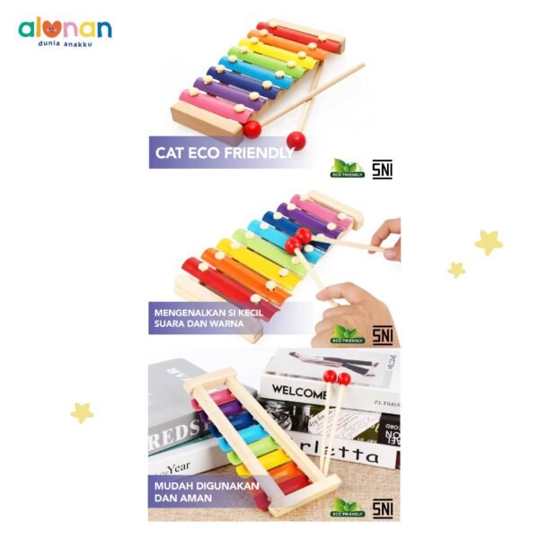 Wooden Toys – Musical Toys Xylophone - Image 3