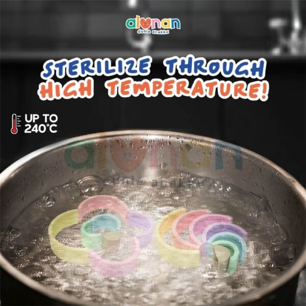 Silicone Toys – Rainbow Stacking Toys - Image 4