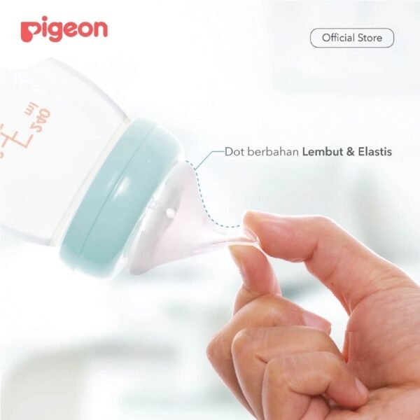 Pigeon - Nipple SoftTouch Peristaltic Wide Neck 3 pcs - Image 5