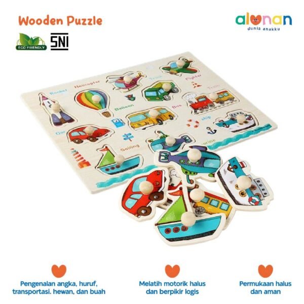 Puzzle Anak Knob Mainan Edukasi Anak