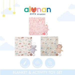 Selimut Bayi dengan Activity Toy Set