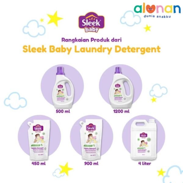 Sleek - Baby Laundry Detergent Pouch Refill 450 ml / 900 ml - Image 2