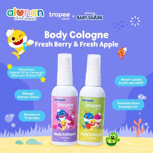 Tropee Bebe Body Cologne Baby Shark 60 ml