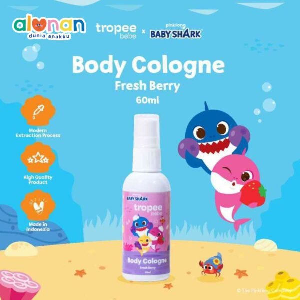 Tropee Bebe – Body Cologne Baby Shark 60 ml - Image 3