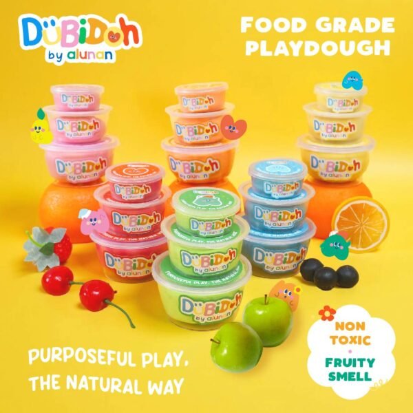 Playdough Food Grade ALUNAN DuBiDoh Mainan Edukasi Sensorik Motorik Anak