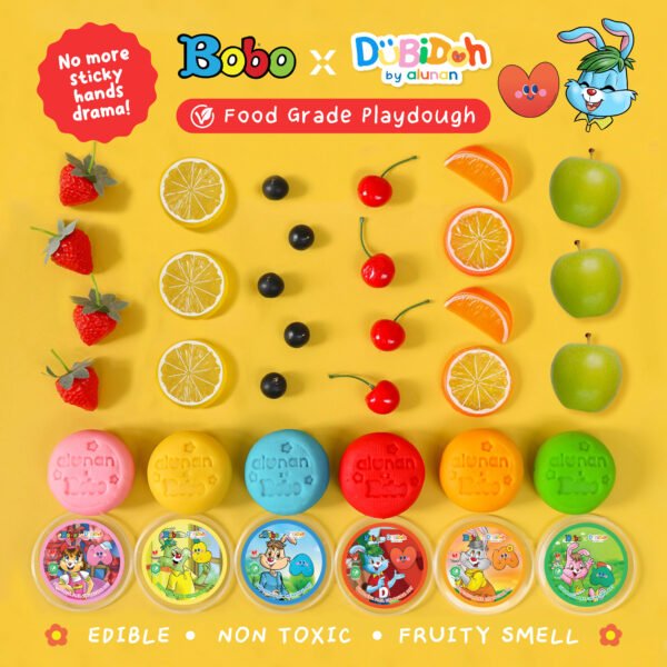 DuBiDoh x Bobo – Food Grade Set Playdough - Image 2