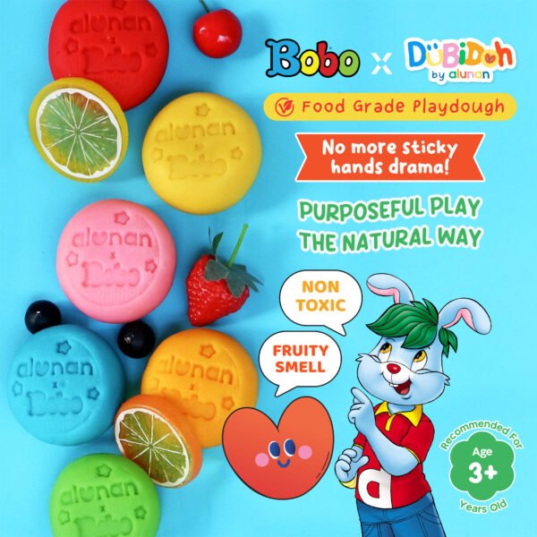 DuBiDoh x Bobo – Food Grade Set Playdough